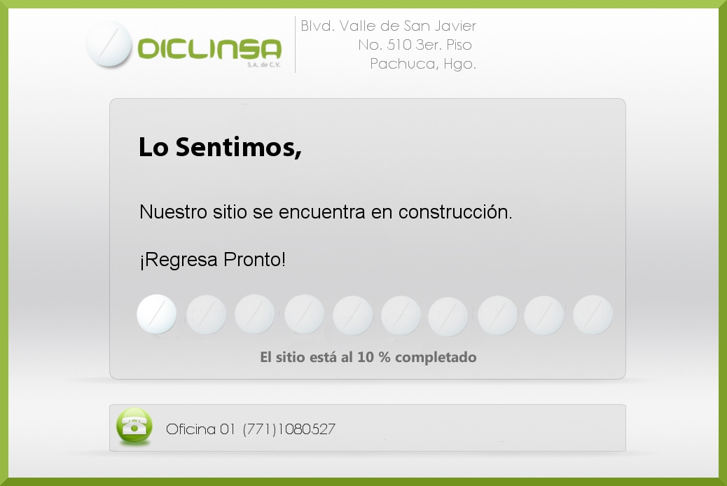 Sitio en construcción - Diclinsa